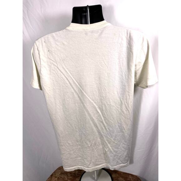 Rolling Stones Graphic Band Tee White Distressed Size L - Picture 2 of 6